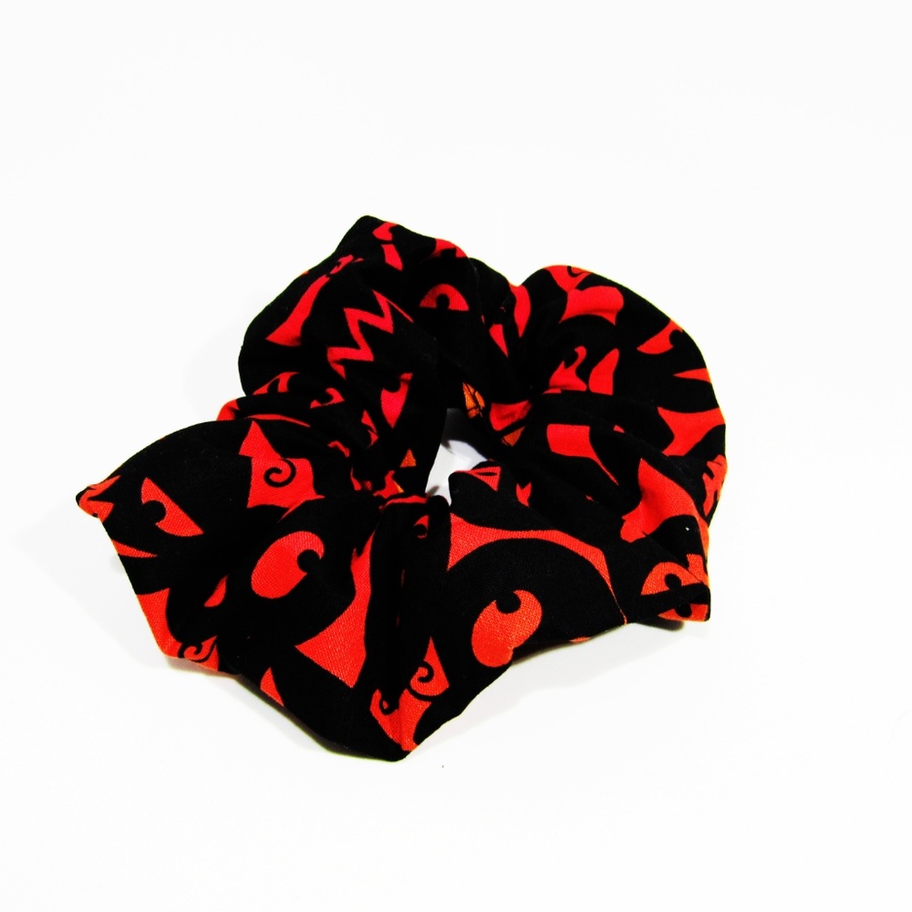 Halloween Pumpkin Scrunchie Bun or Ponytail - Picture 4 of 8